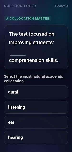 Zenith: Academic English Prep Screenshot 3