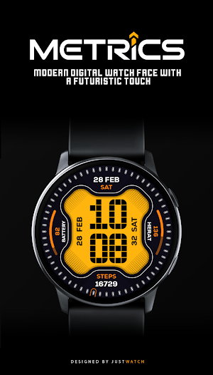 Metrics Watch Face Screenshot 1