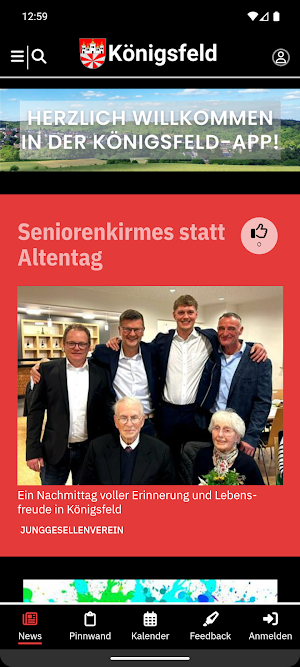 Gemeinde Königsfeld Screenshot 1