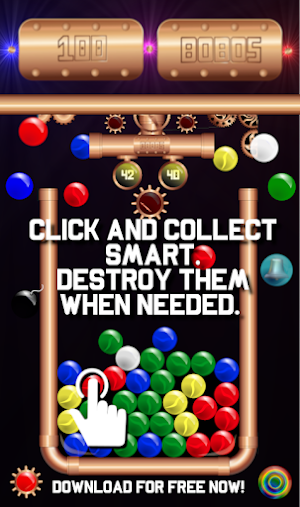 100 BOBOS arcade game. Screenshot 1
