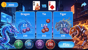 Neon Dragon & Tiger Screenshot 2