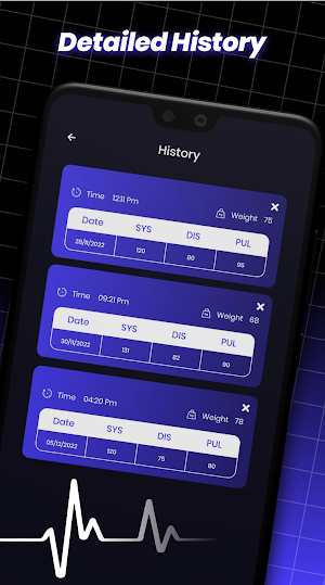 Impulse Blood Pressure Tracker Screenshot 2