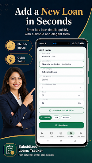 Subsidized Loans Tracker Screenshot 3