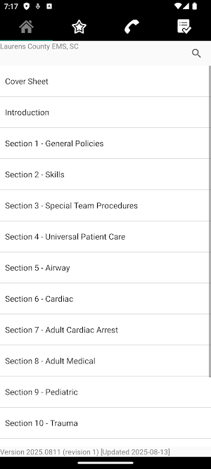 Laurens County EMS Guidelines Screenshot 0