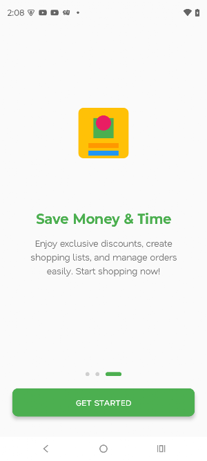 E Grocery Admin Screenshot 2
