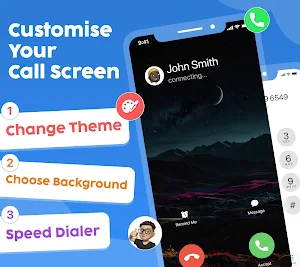 Phone Dialer & Caller Screen Screenshot 0