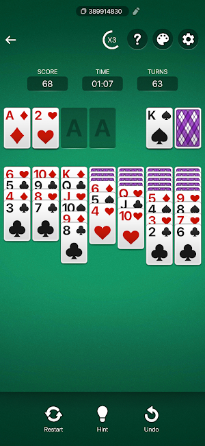 Solitaire Origins Online Screenshot 1