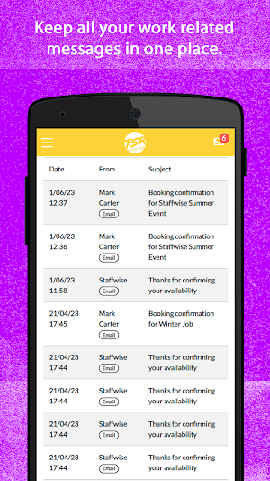 TSR Staff App Screenshot 3