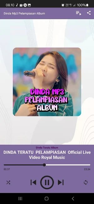 Dinda Mp3 Pelampiasan Album Screenshot 3