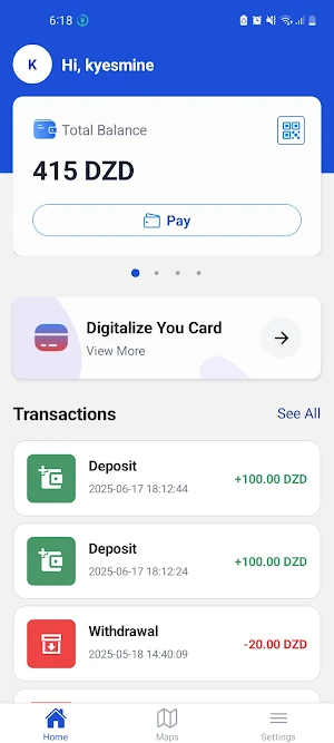 ETUSAT Pay screenshot 1