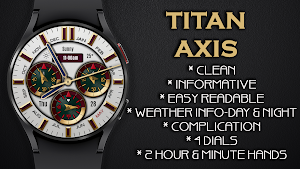 Titan Axis Analog Watch Face Screenshot 3