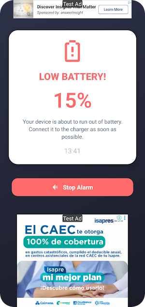 Battery Charge Limit & Alarm Screenshot 3
