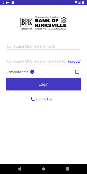 Bank of Kirksville BankEase Screenshot 0