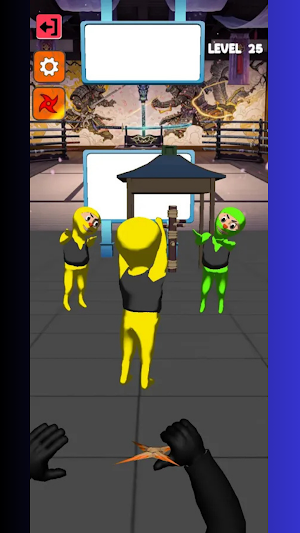 Shuriken blade strike game Screenshot 2