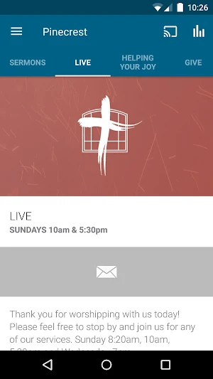 Pinecrest Baptist Church Screenshot 1