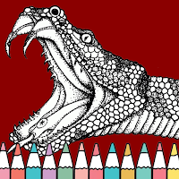 Snake Coloring Book