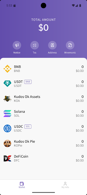 KOA Defi Screenshot 1