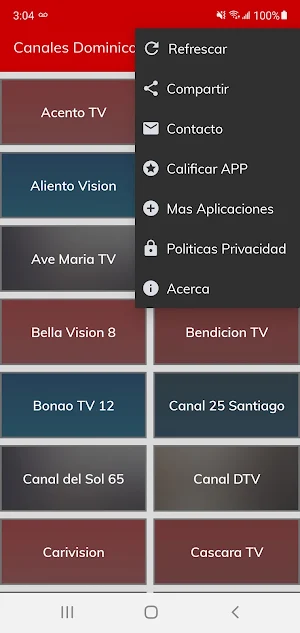 Dominican Channels - TV Box CTelevision RD Screenshot 3