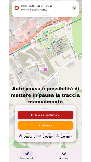 Inline Route Tracker Screenshot 0