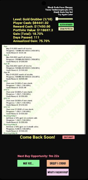 Stock Market Simulator Screenshot 3