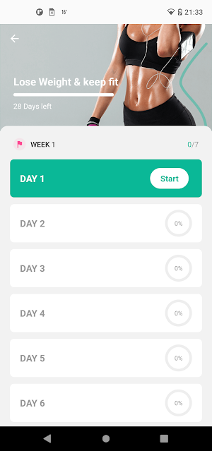 Weight loss and fitness women Screenshot 1