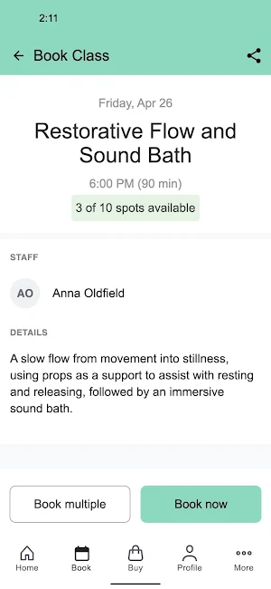 Vishuddha Yoga Centre Screenshot 2