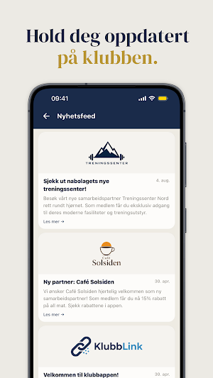 KlubbLink Screenshot 2