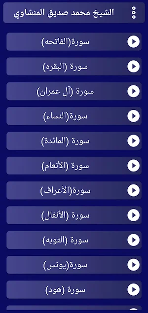المنشاوي بدون نت نسخة الإذاعة Screenshot 0