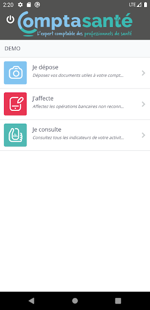 Comptasanté Screenshot 2