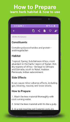 Herbs Dictionary Screenshot 1