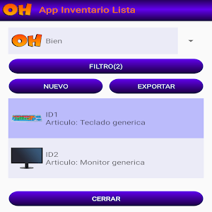 AppInventario Screenshot 1