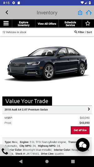 Audi Fort Worth Screenshot 3