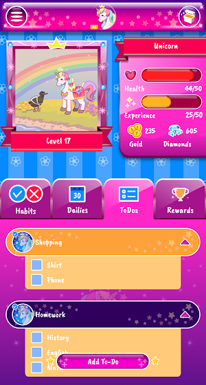 Unicorn To Do (habits) Screenshot 3