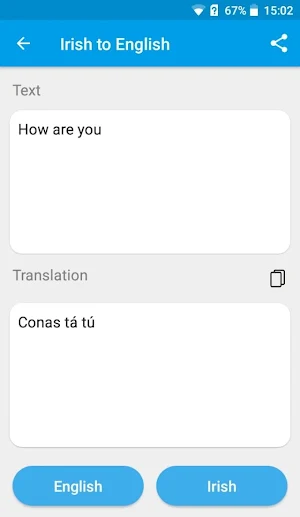 Irish - English Translator 2021 Screenshot 0