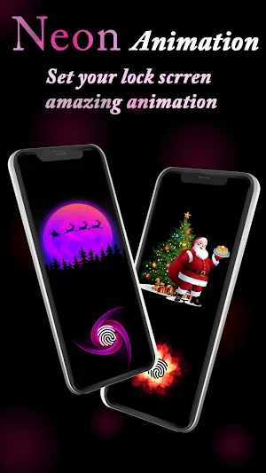 Santa : Fingerprint Animation Screenshot 1