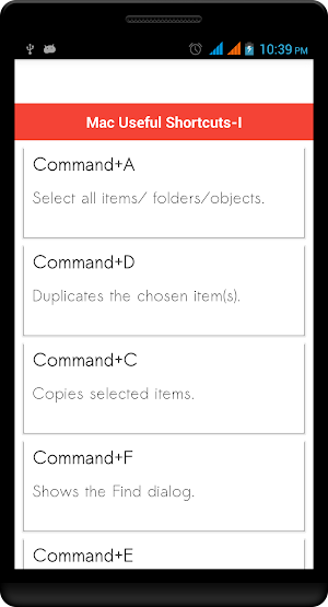 Pocket Shortcuts Screenshot 1