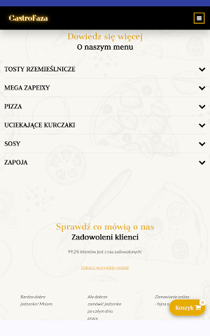 Gastrofaza Białystok Screenshot 2