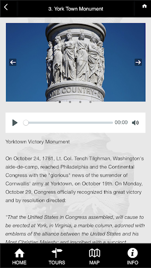 Yorktown Tour Guide Screenshot 2