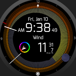 SkyHalo Weather Forecast Watch Face for Wear OS Screenshot 1