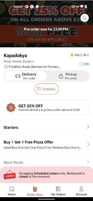 Kapadokya Barrow In Furness Screenshot 2
