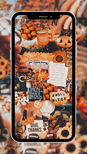 Thanksgivingaesthetic walpaper Screenshot 2