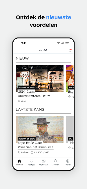 Lerarenkaart Screenshot 2