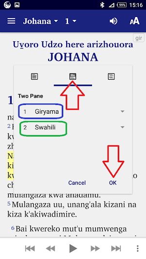 Giryama Swahili English Arabic Screenshot 3