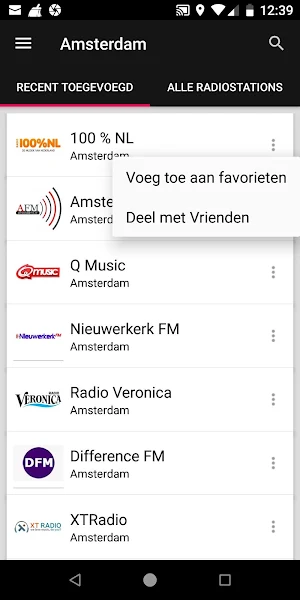 Amsterdam Radio Stations - Netherlands Screenshot 1