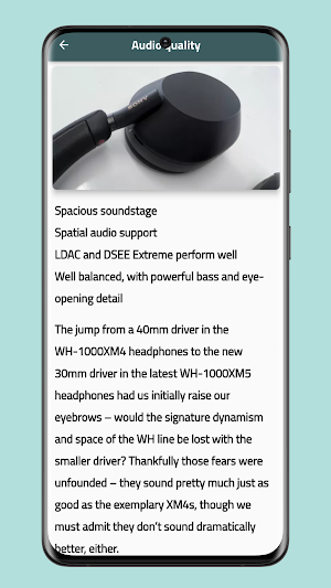 Sony WH-1000XM5 Guide Screenshot 1