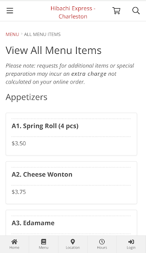 Hibachi Express - Charleston Screenshot 1