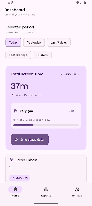 LessIsMore Screenshot 0