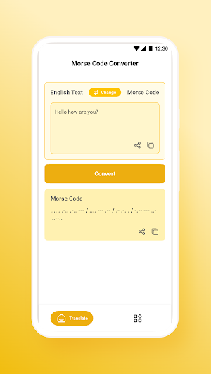 Morse Code Converter Screenshot 1