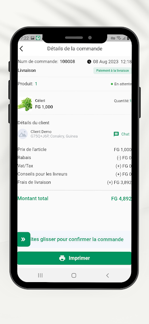 GuineeGo Vendeur Screenshot 1