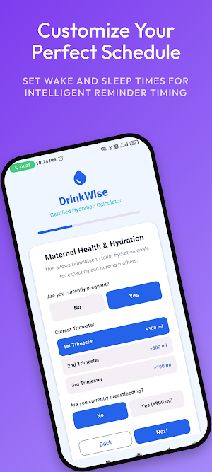 DrinkWise : Water Reminder Screenshot 3